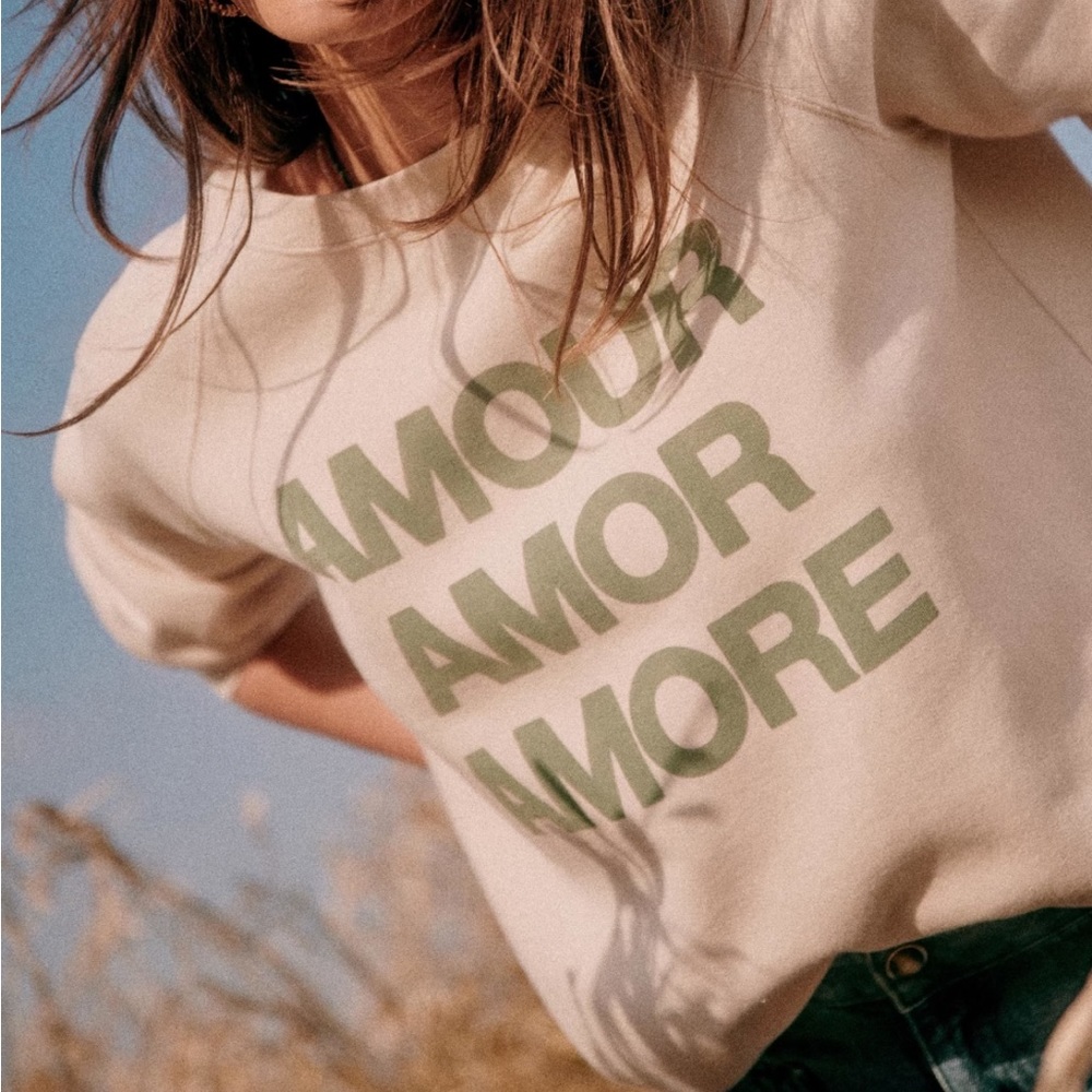 Sezane sweatshirt Amore